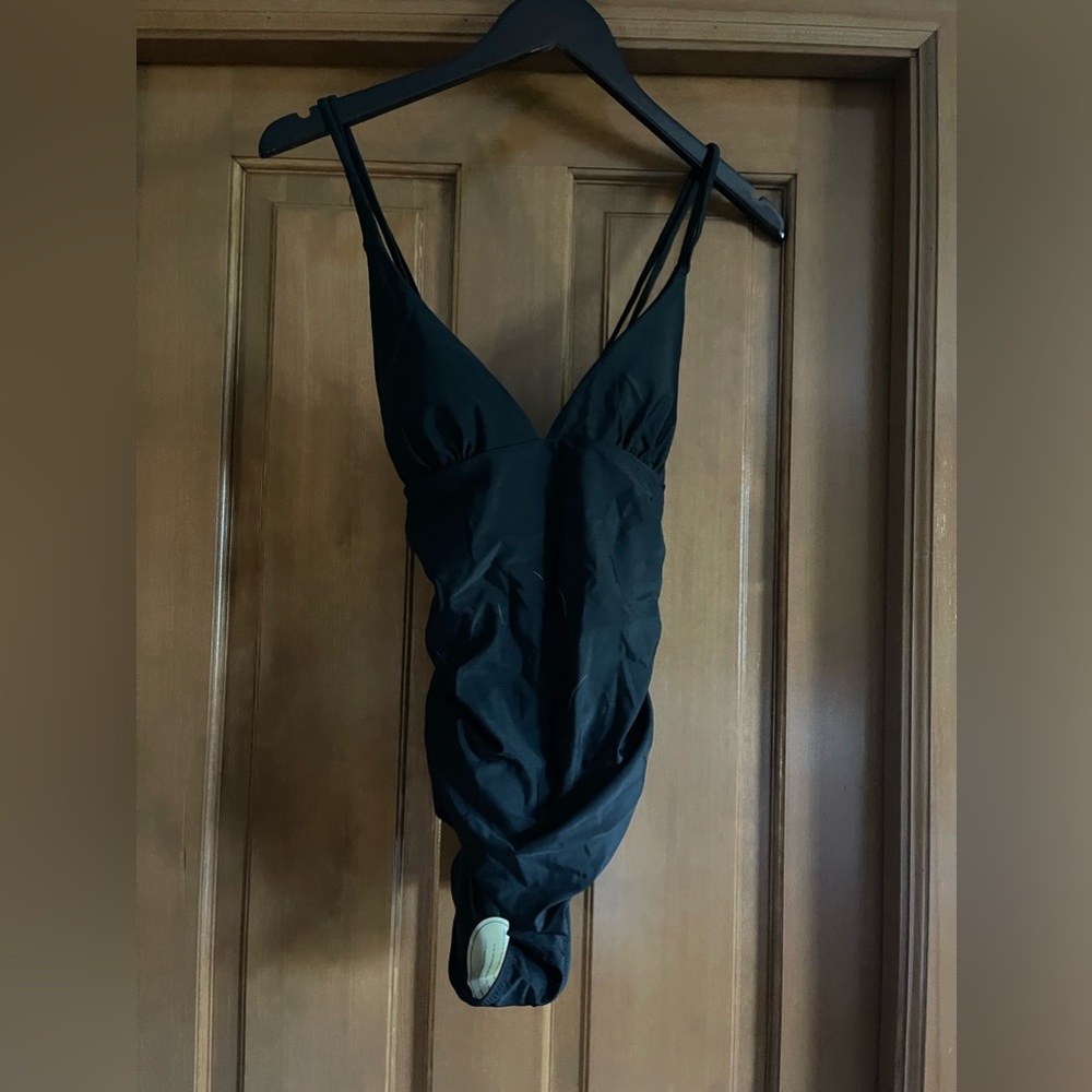 Beach stasis medium black one piece brand new